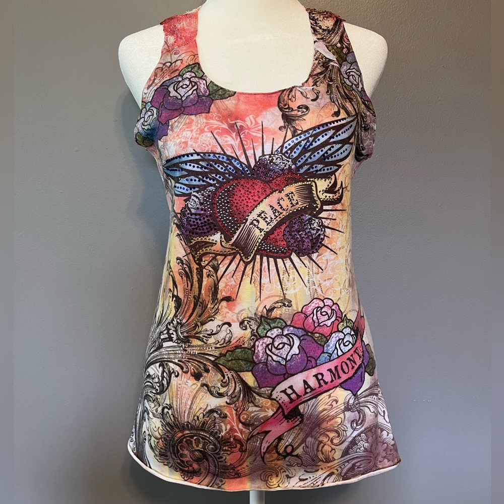 Peony USA Tank Top